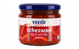 Veeba Schezwan Dip & Stir-Fry Sauce  Glass Jar  320 grams